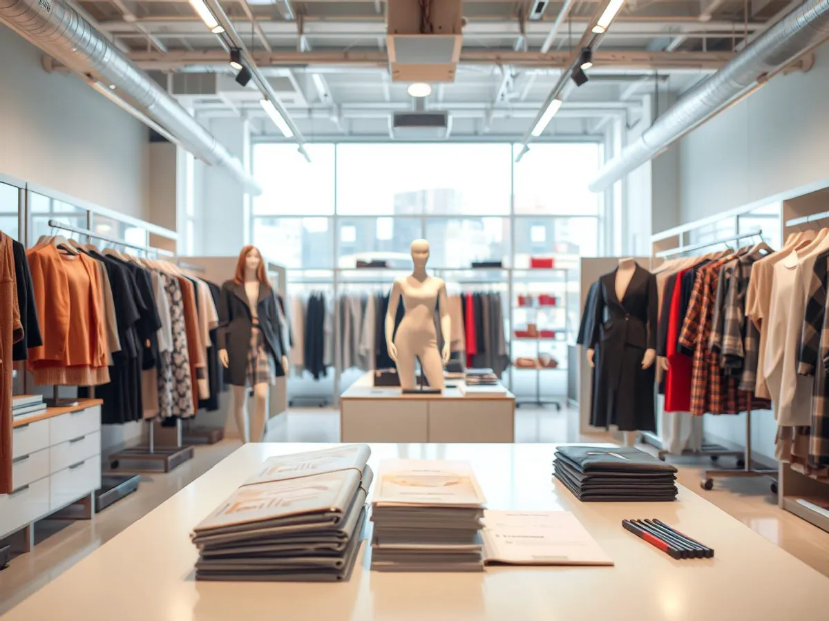 温妮品牌女装门店内部展示,优雅陈列与时尚氛围