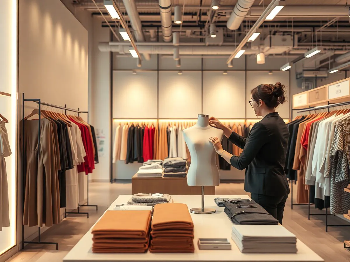 温妮品牌女装加盟门店内部展示,服装陈列整齐,灯光温馨,体现品牌形象。